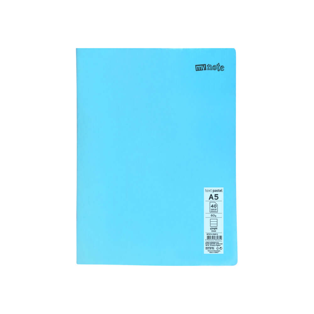 Caiet capsat Mynote, format A5, 40 file offset 60 g/mp, liniatura dictando, coperta PP pastel, mix de 8 culori Caiet capsat Mynote, format A5, 40 file offset 60 g/mp, liniatura dictando, coperta PP pastel, mix de 8 culori
